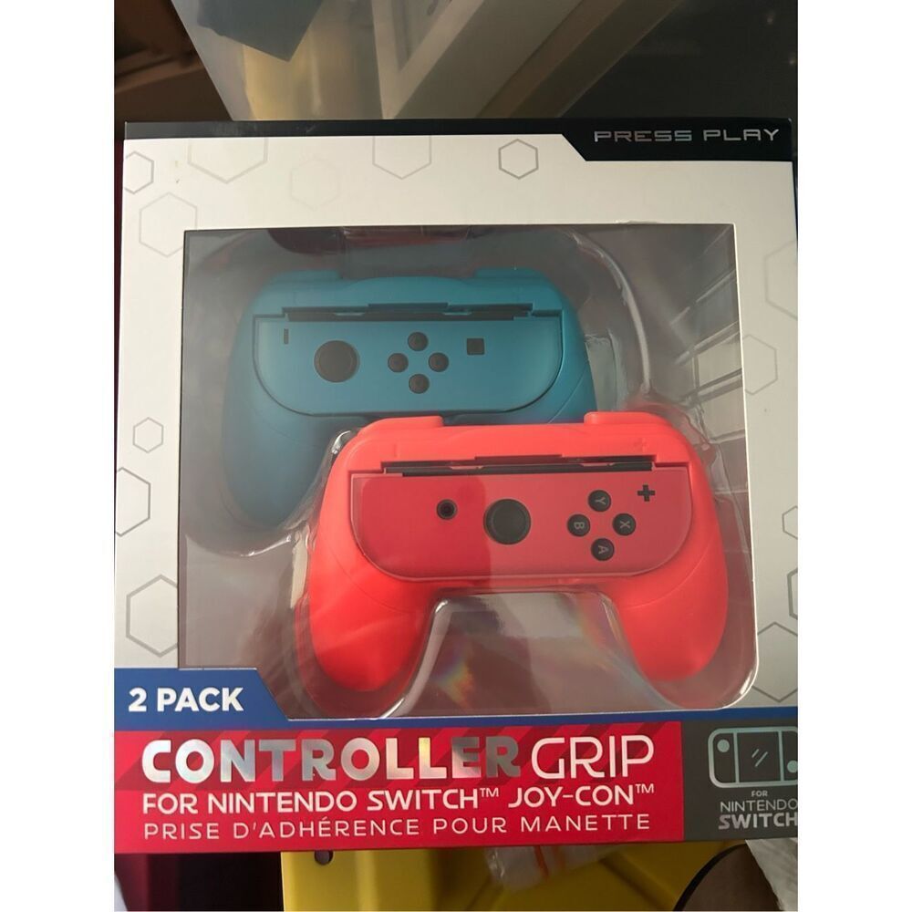 2 Pack Controller Grip For Nintendo Switch Joy Con